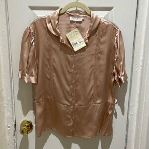 Rachel Riley 100% pure silk blouse